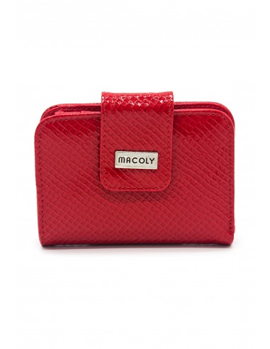 Billetera mini macoly A018 valetto rojo