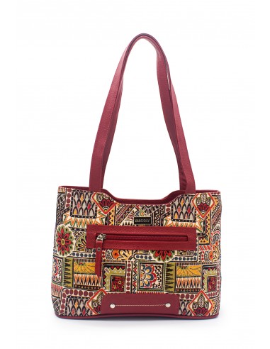 Bolso de hombro macoly 816 cuero rojo...