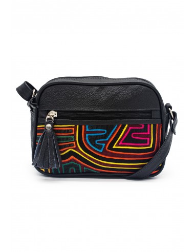 Bolso Manos Libres 788 Cuero negro x...