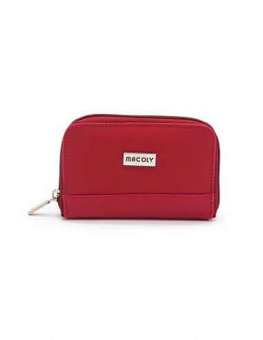 Billetera mini macoly A034 viena rojo