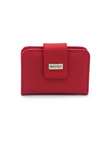 Billetera mini macoly A018 viena rojo