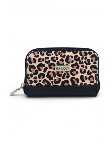 Billetera mini macoly A034 leopardo