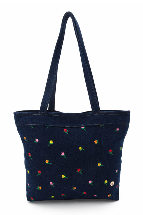 Bolso de Hombro Jean Bordado M382