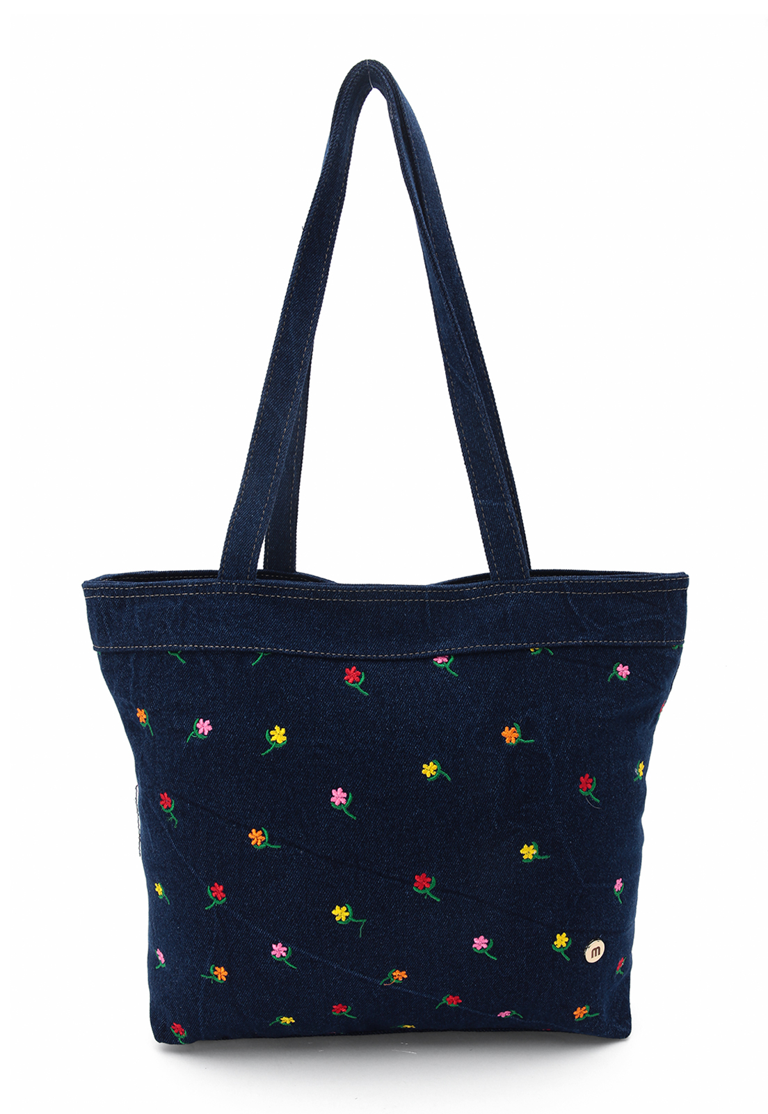 Bolso de Hombro Jean Bordado M382