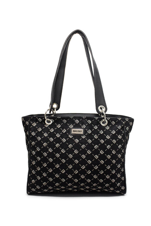 Bolso de Hombro Textil x PVC 823